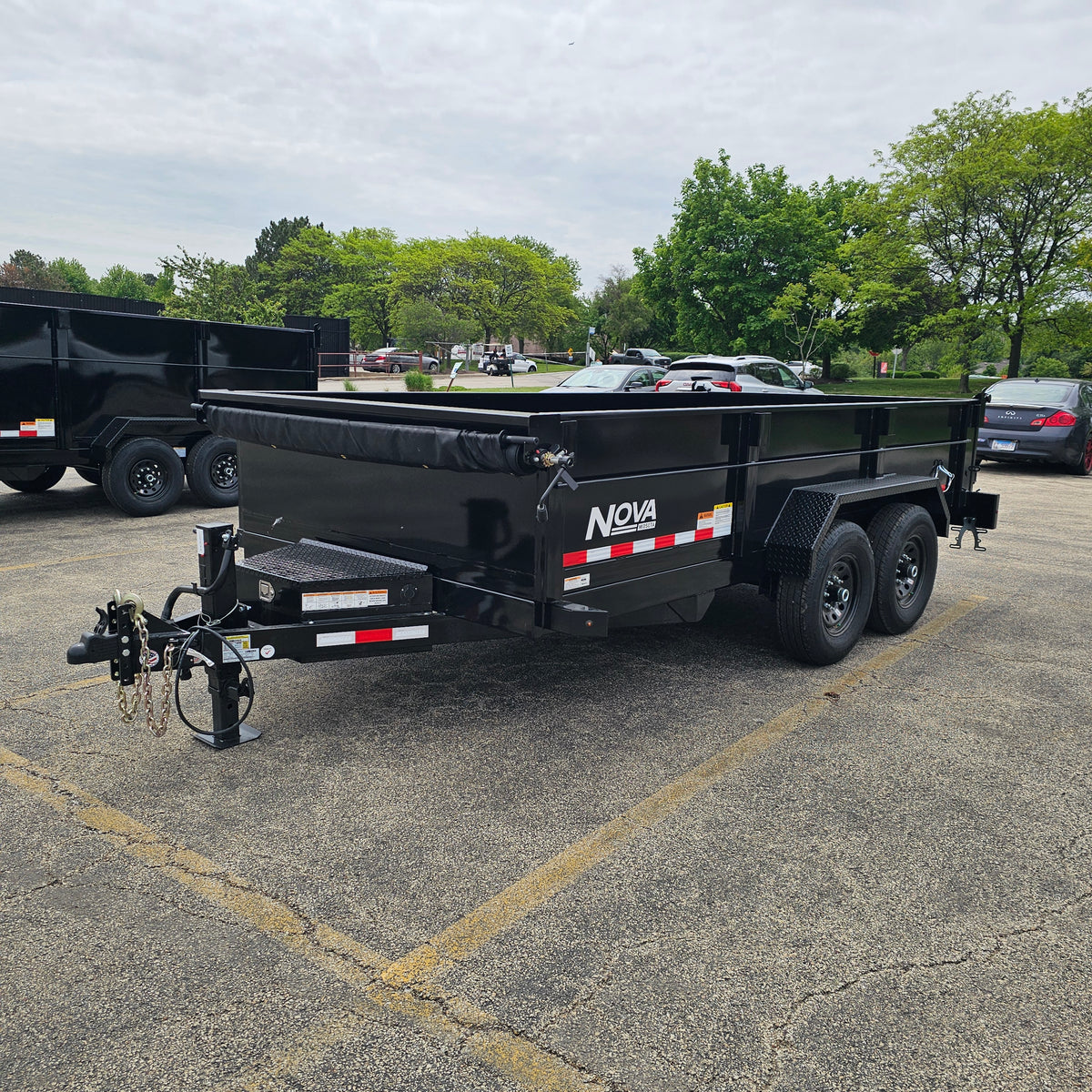 Midsota NDT8214-BP-154 14 ft. Nova Dump Bed Trailer