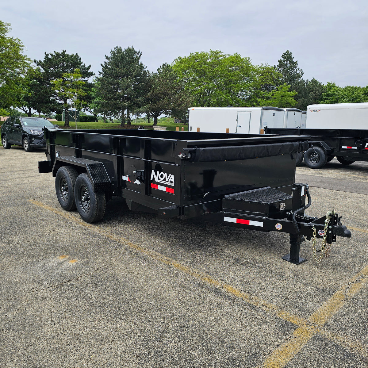 Midsota NDT8214-BP-154 14 ft. Nova Dump Bed Trailer