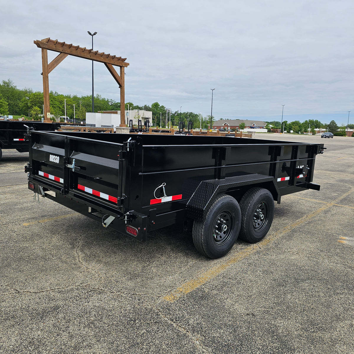 Midsota NDT8214-BP-154 14 ft. Nova Dump Bed Trailer