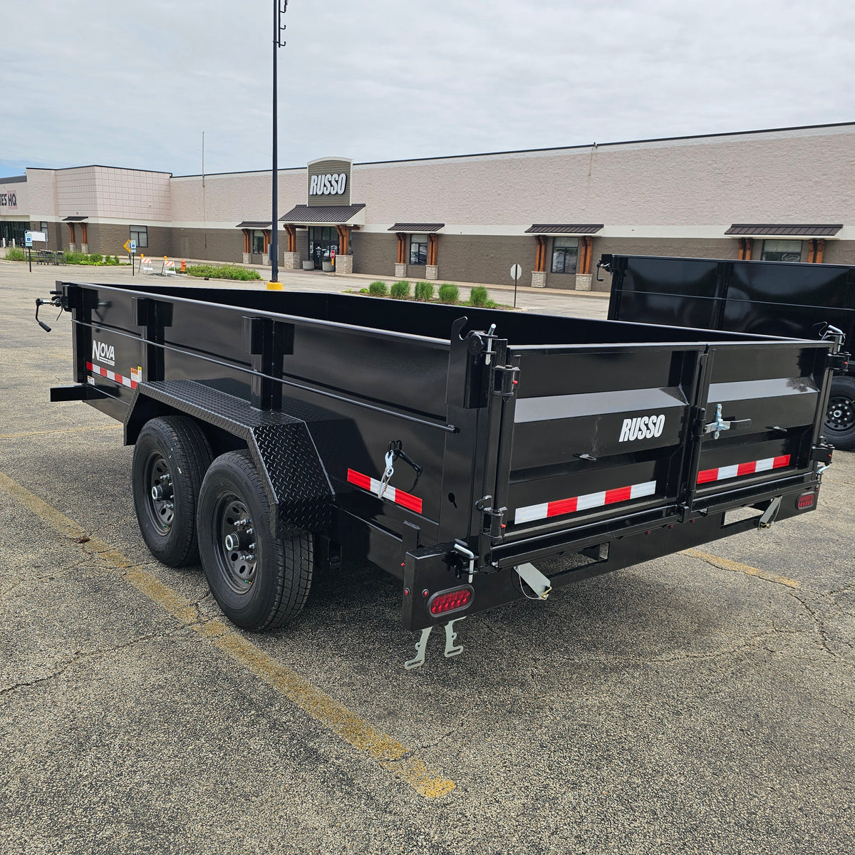 Midsota NDT8214-BP-154 14 ft. Nova Dump Bed Trailer