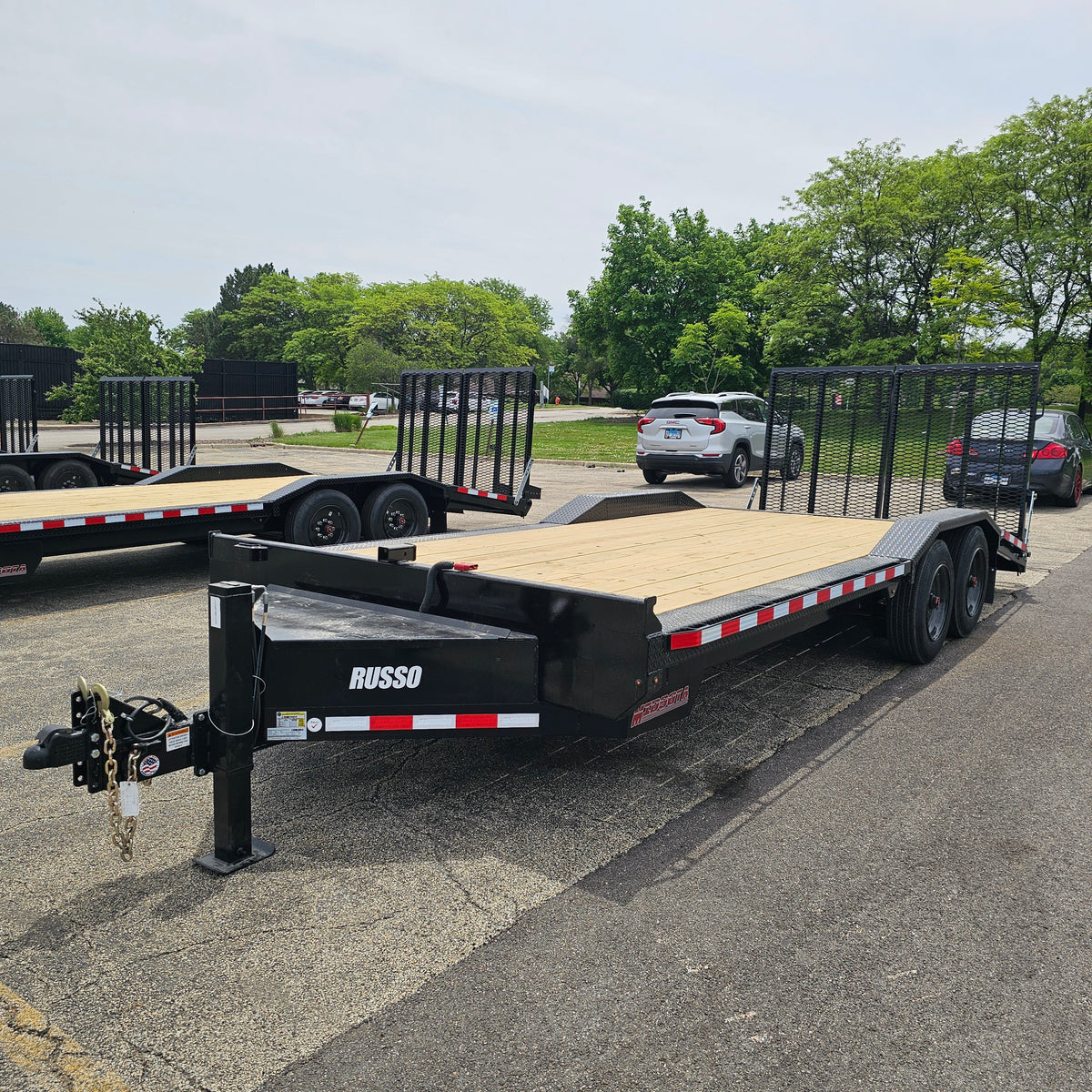 Midsota NSTWB20-BP-176 20 ft. Skid Steer Wide Body Trailer