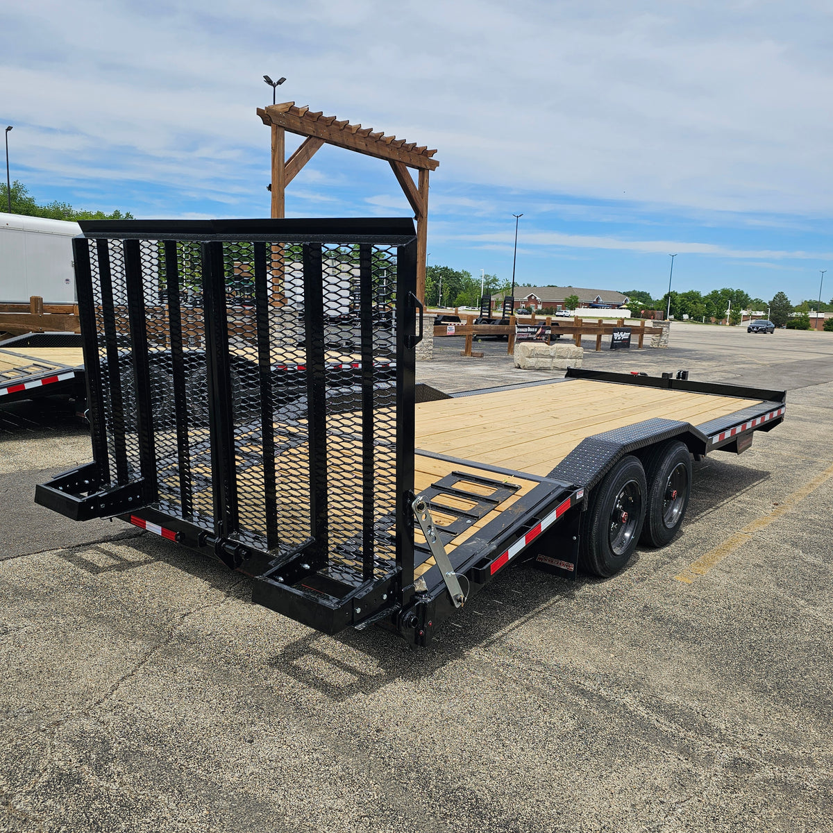 Midsota NSTWB20-BP-176 20 ft. Skid Steer Wide Body Trailer
