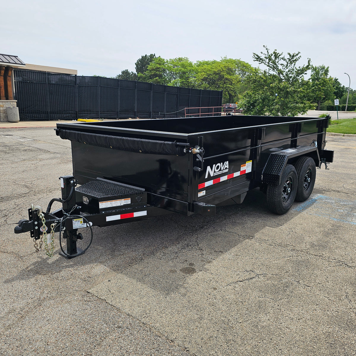 Midsota NDT8214-BP-154 14 ft. Nova Dump Bed Trailer