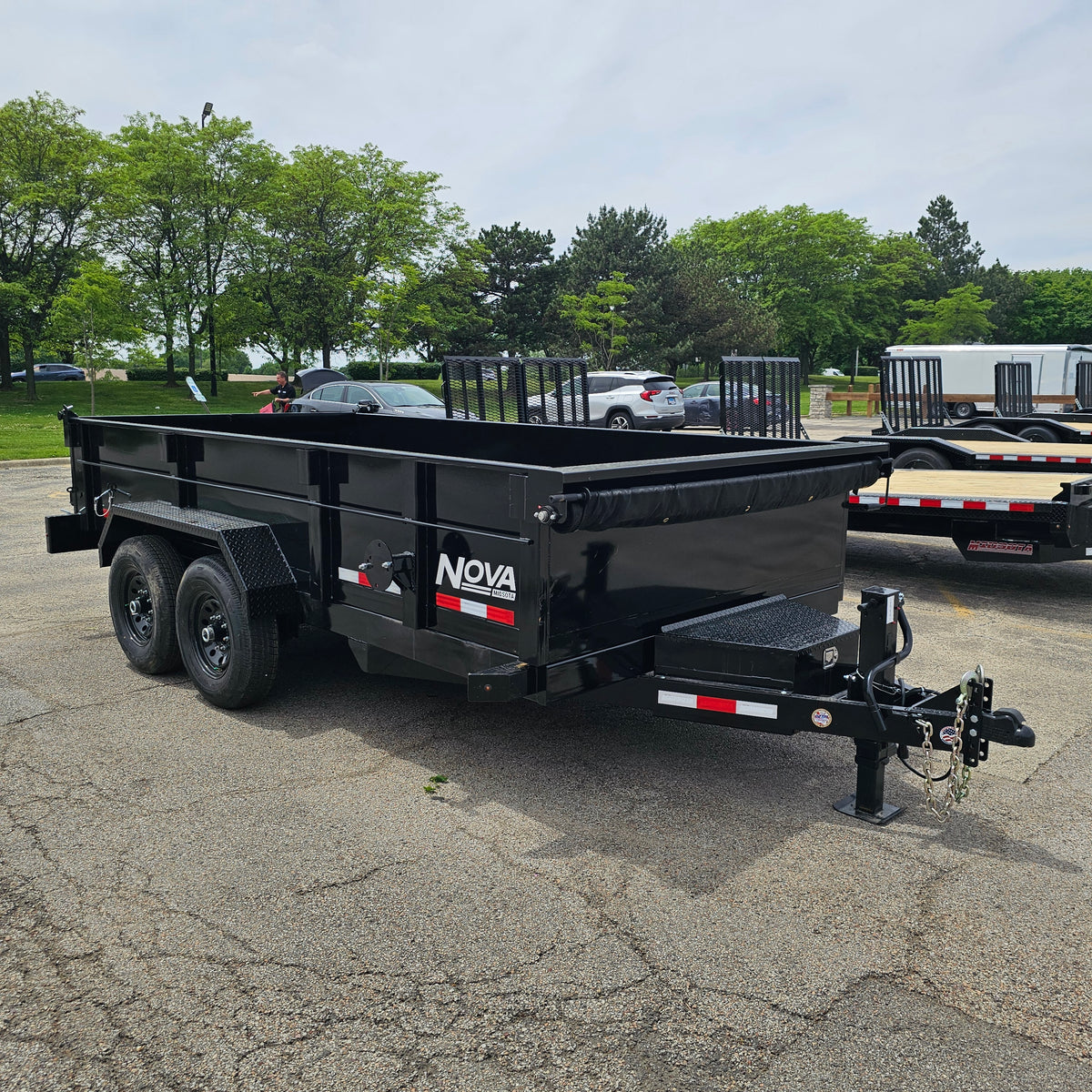Midsota NDT8214-BP-154 14 ft. Nova Dump Bed Trailer