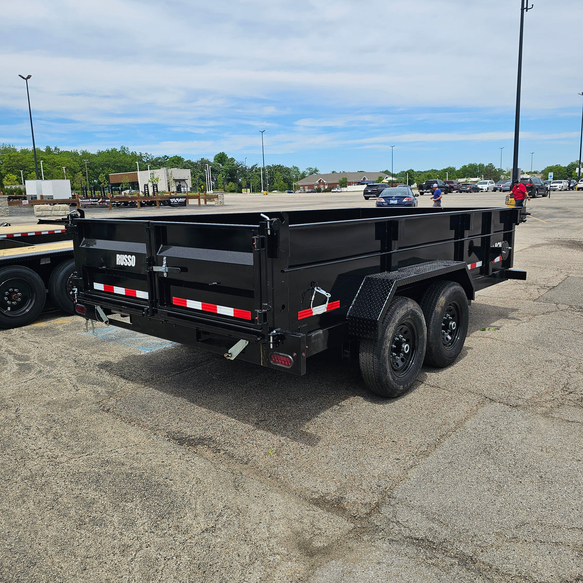 Midsota NDT8214-BP-154 14 ft. Nova Dump Bed Trailer