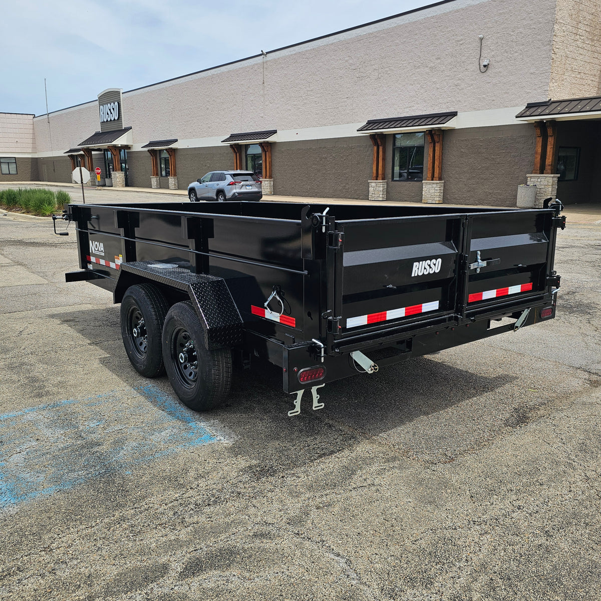 Midsota NDT8214-BP-154 14 ft. Nova Dump Bed Trailer