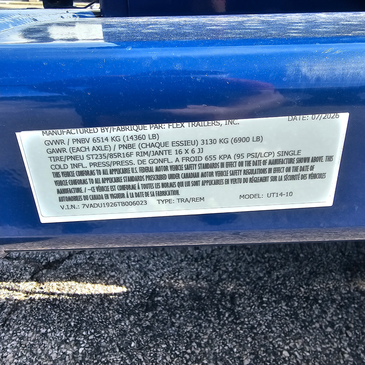 Air-Tow Trailers 14 ft. Utility Trailer