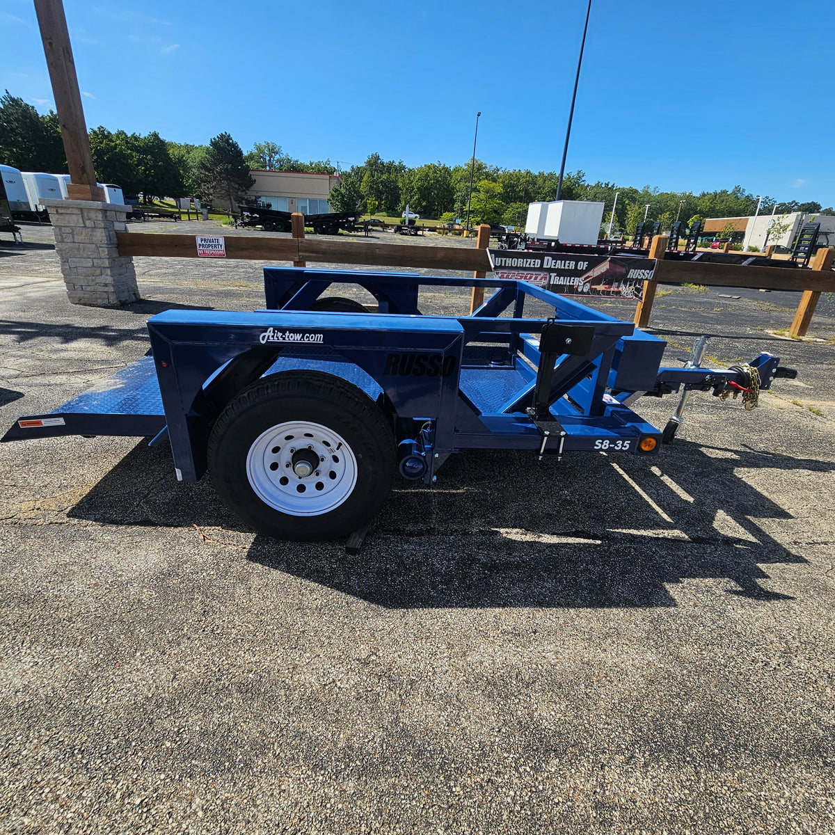 Air-Tow Trailers 4 ft. Utility Trailer