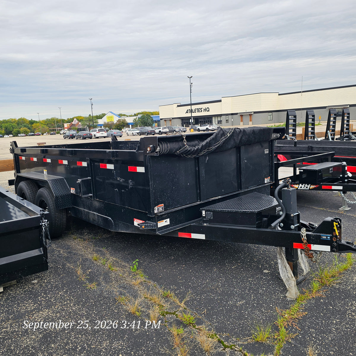 2024 - H&H Trailer H8314DBW-B-140 14Ft. Industrial Dump Trailer