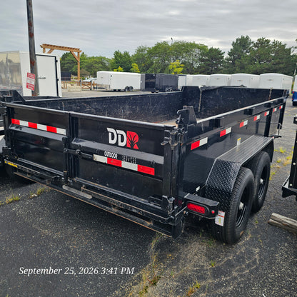 2024 - H&H Trailer H8314DBW-B-140 14Ft. Industrial Dump Trailer