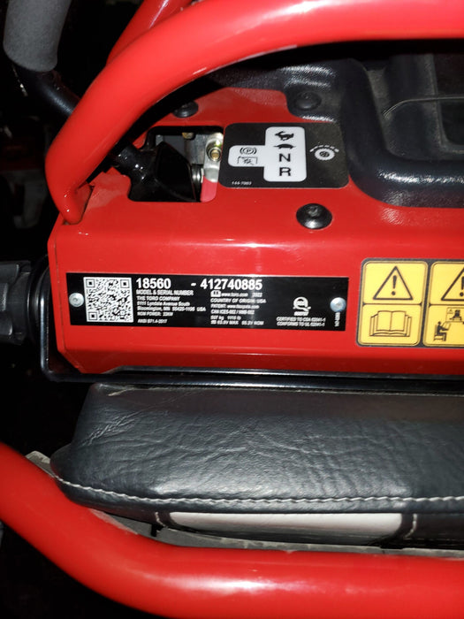 Cortadora de césped de pie a batería Toro 18560 GrandStand Revolution de 52 pulgadas