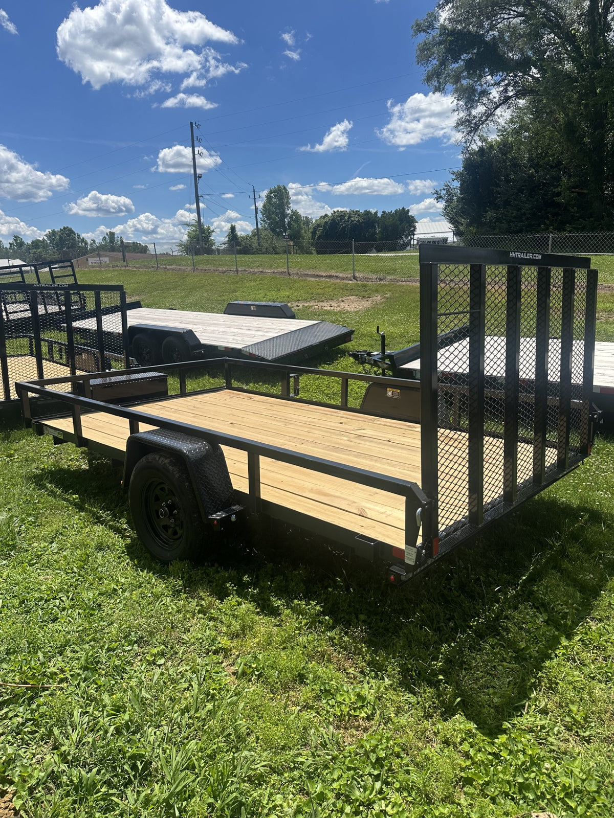 H&H Trailers H8212RS-030 12 ft. Steel Utility Trailer