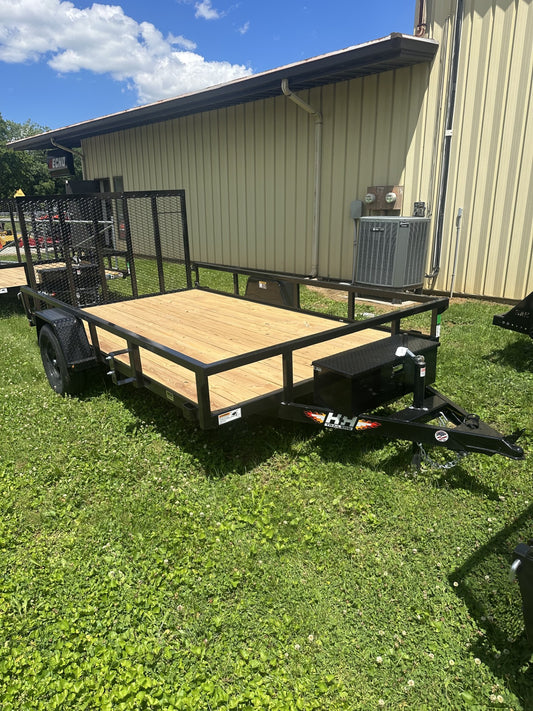 H&H Trailers H8212RS-030 12 ft. Steel Utility Trailer