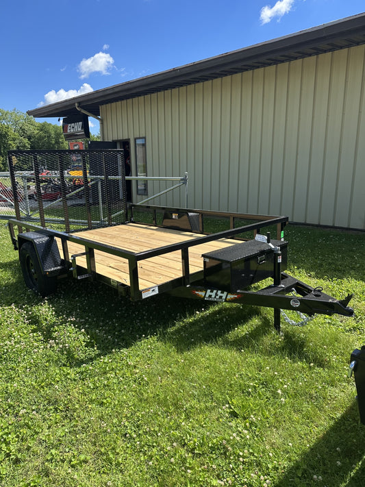H&H Trailers H7610RS-030 10 ft. Steel Utility Trailer