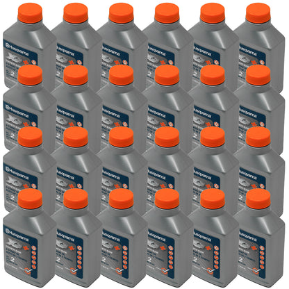24PK Husqvarna 593152302 XP+ Aceite de 2 tiempos 5.2 oz.