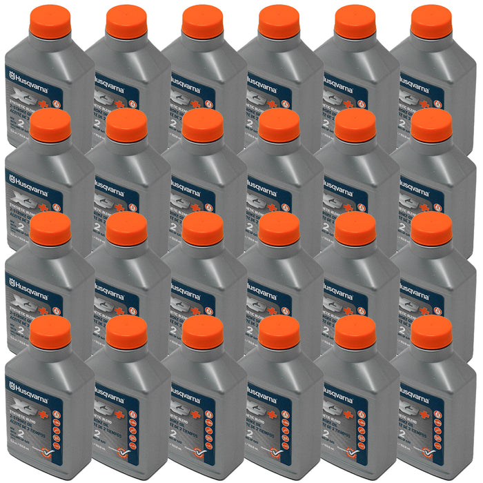 24PK Husqvarna 593152302 XP+ 2 Stroke Oil 5.2 Oz.