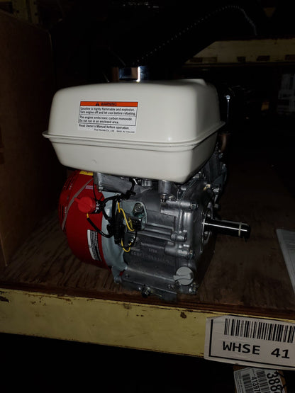 Motor Honda GX160UT2-QX2 de 4.8HP, eje horizontal de 3/4" x 2-7/16", arranque por cuerda.