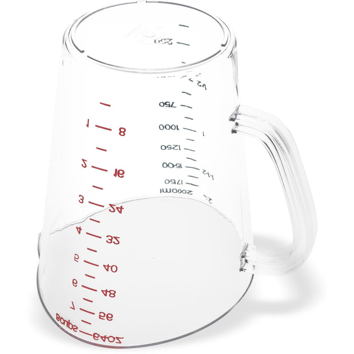 Carlisle 4314407 Measuring Cup 1/2 Gal