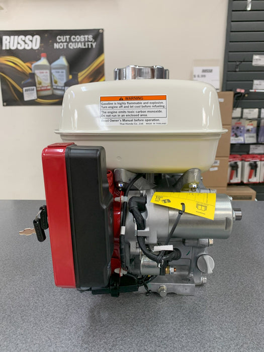 Honda GX160UT2QXE2 5.5 HP 3/4" x 2-7/16" Horizontal Electric Start Engine