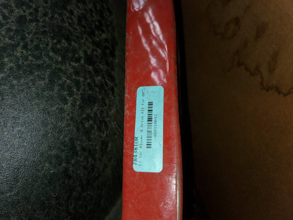 Kit de soplador y transmisión Toro 78438 EZ Vac para plataforma de 60 pulgadas con ensacadora de alta resistencia