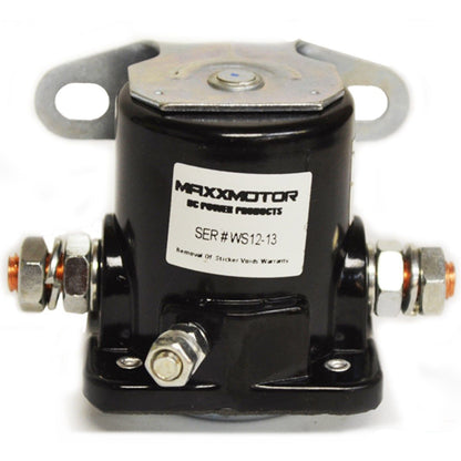 MaxxMotor 57303 Grounded Solenoid 12V 3-Post