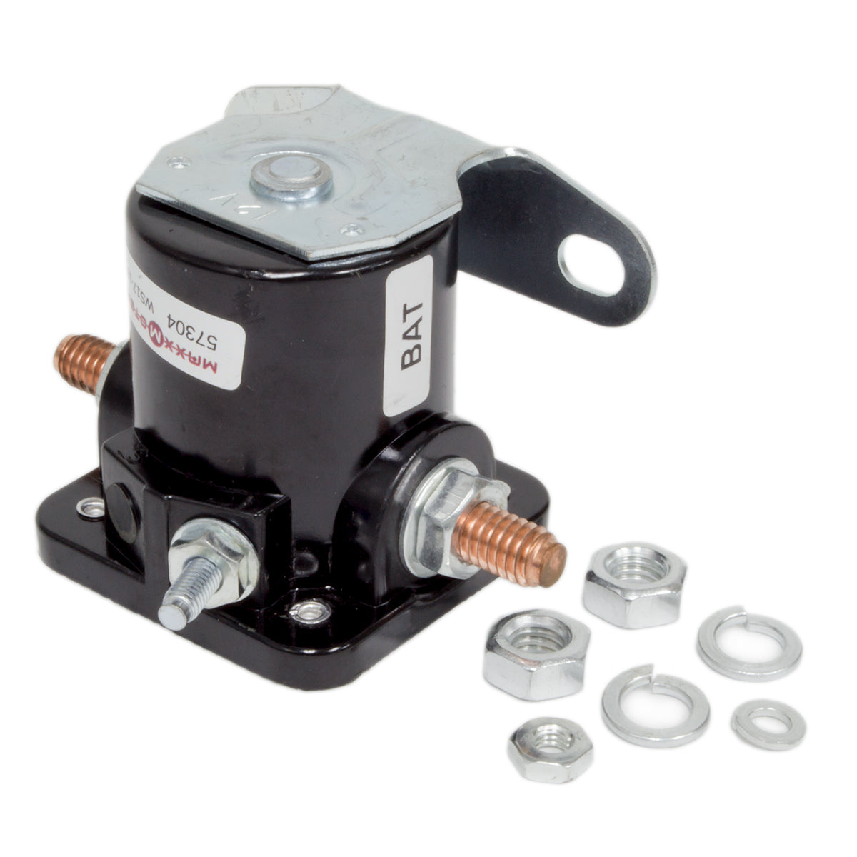 MaxxMotor 57304 12V 3-Post Grounded Solenoid
