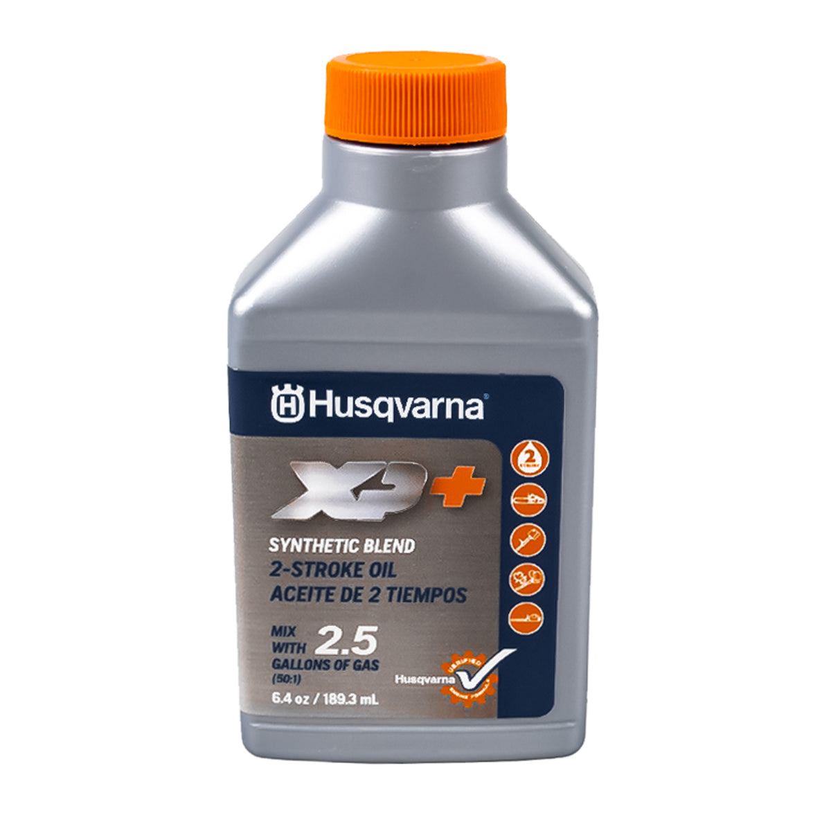 Aceite de mezcla de 2,5 galones para Husqvarna Xp+ 593152303 de 2 tiempos, 6,4 oz.