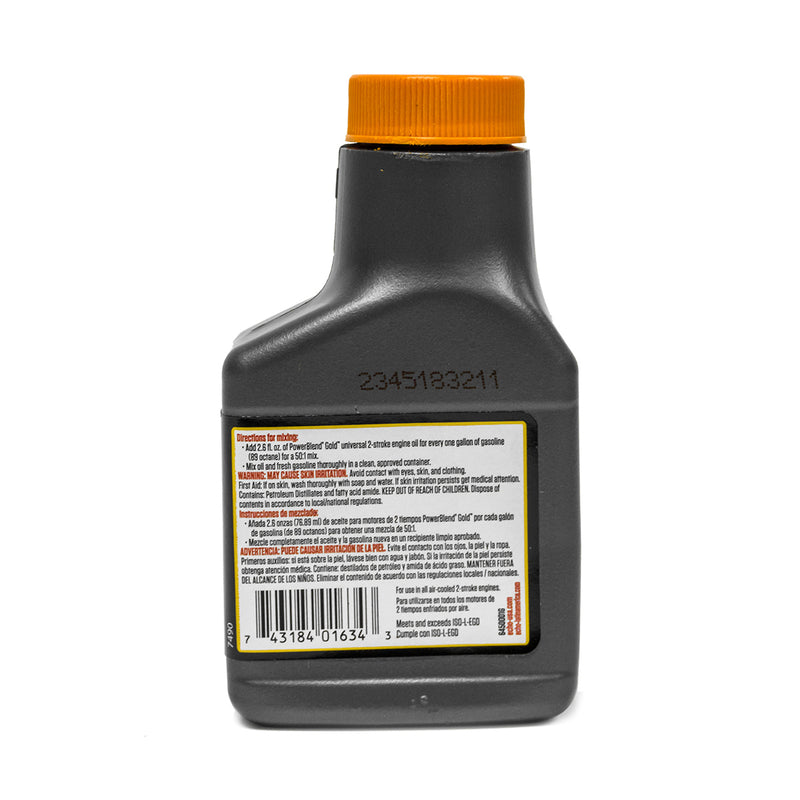 Echo 6450001G Power Blend Gold 2-Cycle Oil 2.6 Oz