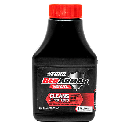 Echo 6550001 Red Armor Aceite de 2 tiempos mixto de 1 galón, 2,6 oz.