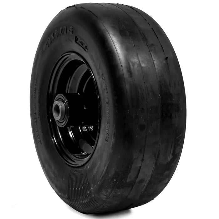 Flat Free Puncture Proof Wheel Assembly 13X5.00-6 Black