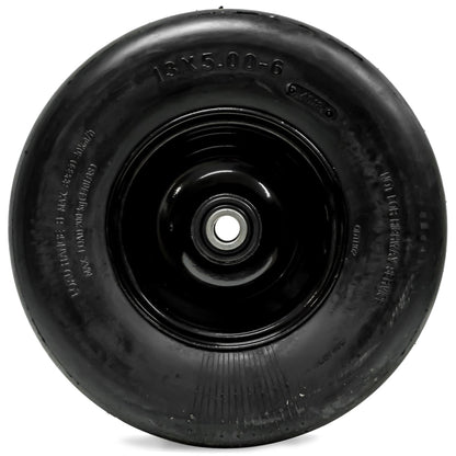 Conjunto de rueda antipinchazos 13X5.00-6 negra