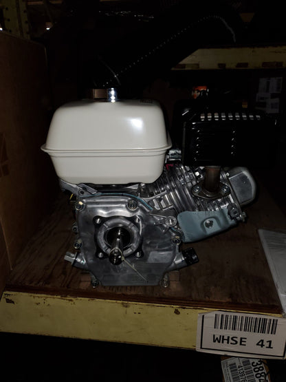 Motor Honda GX160UT2-QX2 de 4.8HP, eje horizontal de 3/4" x 2-7/16", arranque por cuerda.