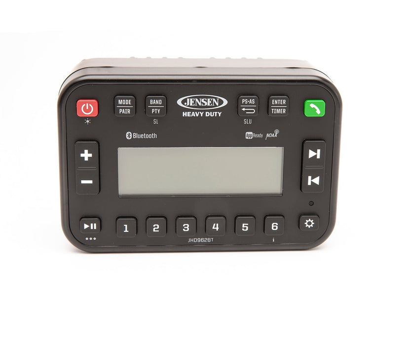 Radio pequeña de alta resistencia Jensen AM/FM/RBDS/WB/USB/BT/DAB+