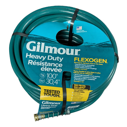 Manguera de agua Gilmour Group 864001-1020 / 5/8" x 100' / Flexogen / HD