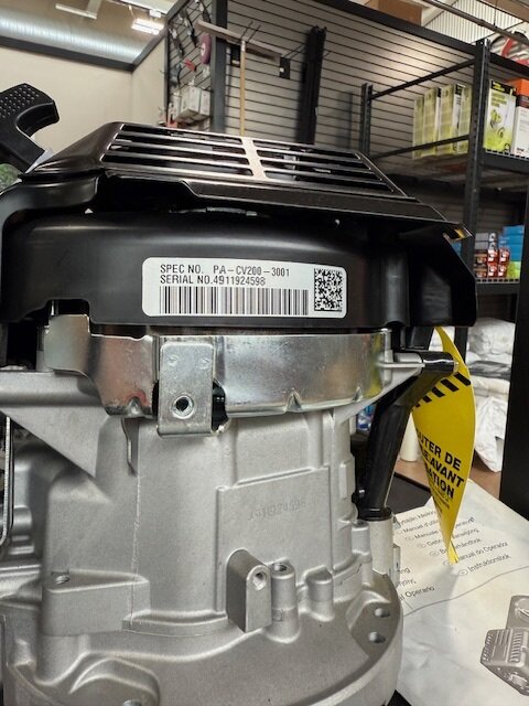 Kohler PA-CV200-3001 Engine 25 mm x 3.11" Crank Vertical Shaft Recoil Start 5 HP