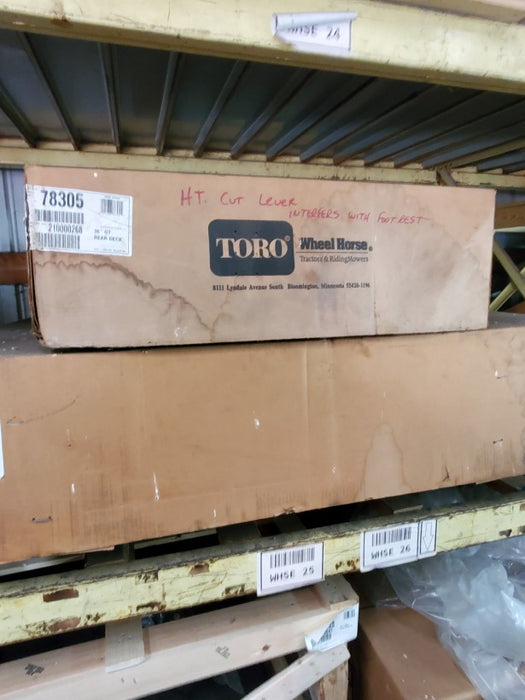 Plataforma de corte de descarga trasera Toro 78305 de 36 pulgadas