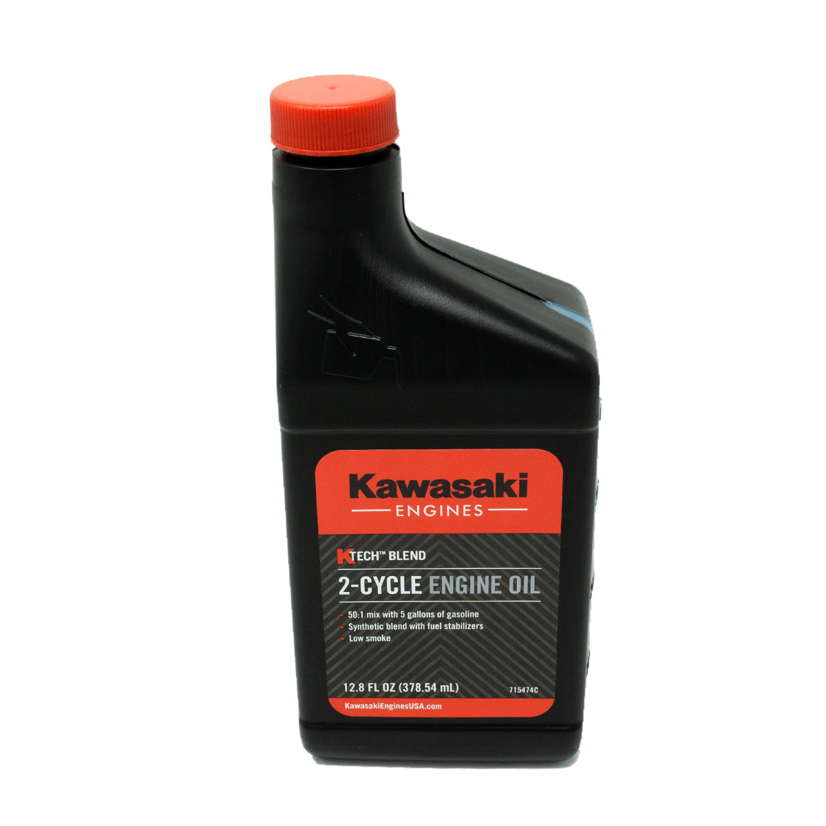 Aceite de motor Kawasaki 99969-6085 de 2 tiempos, mezcla de 5 galones, 12,8 oz.