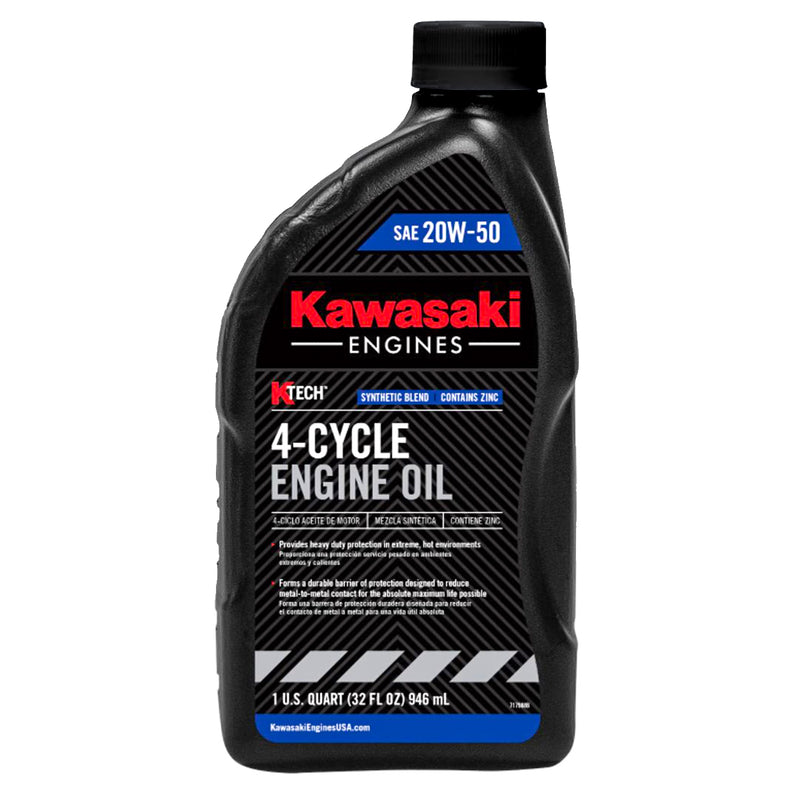 Kawasaki 99969-6298 Synthetic Blend 4-Cycle 20W50 Oil 1 Qt.