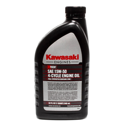 Kawasaki 99969-6501 Full Synthetic SAE 15W-50 4-Cycle Engine Oil 1 Qt.