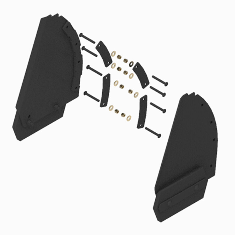 Kit de alas de caja de hoja recta ATV Boss MSC13870B