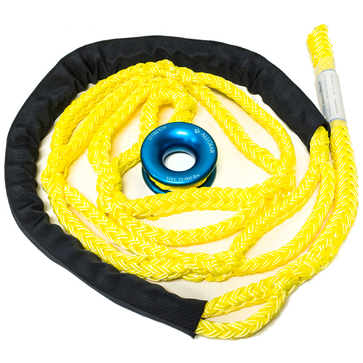 All Gear Soft Rig Sling with LG Friction Ring 5/8" X 10'