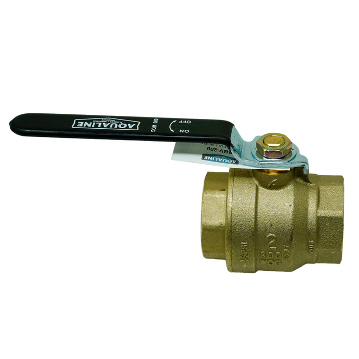 Aqualine BBV-200 2-inch Brass Ball Valve