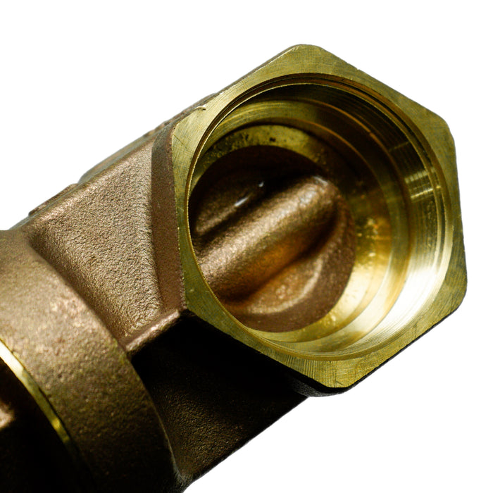 Aqualine BGV-200 2-inch Brass Gate Valve with Wheel Handle 200 WOG