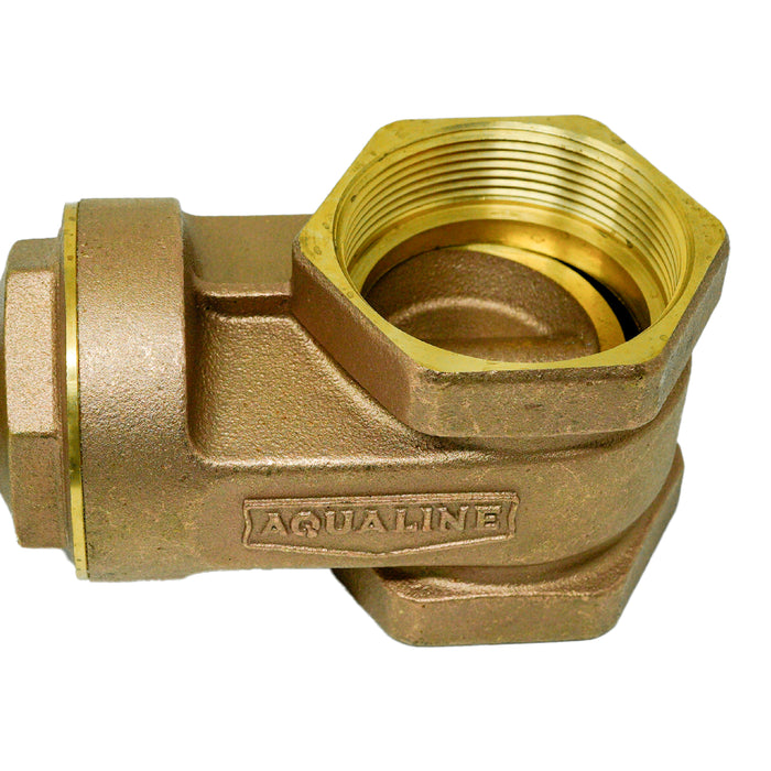 Aqualine BGV-300 3-inch Brass Gate Valve with Wheel Handle 200 WOG