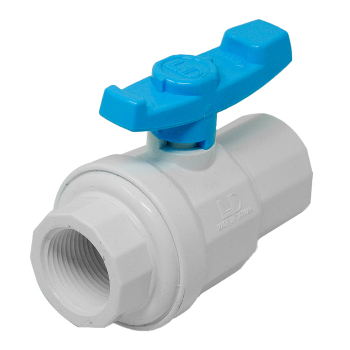 Aqualine PBV-100 1-inch Plastic PVC Ball Valve with threads