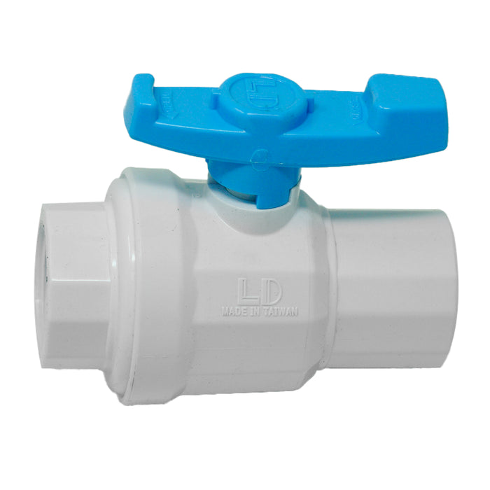 Aqualine PBV-100 1-inch Plastic PVC Ball Valve with threads