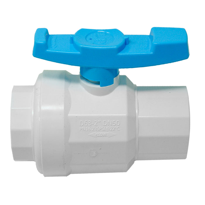 Aqualine PBV-200 2-inch Plastic PVC Ball Valve with threads