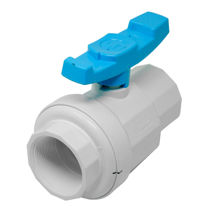 Aqualine PBV-200S 2-inch Plastic PVC Ball Valve with SLIP ends