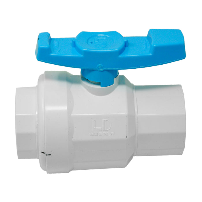 Aqualine PBV-200S 2-inch Plastic PVC Ball Valve with SLIP ends