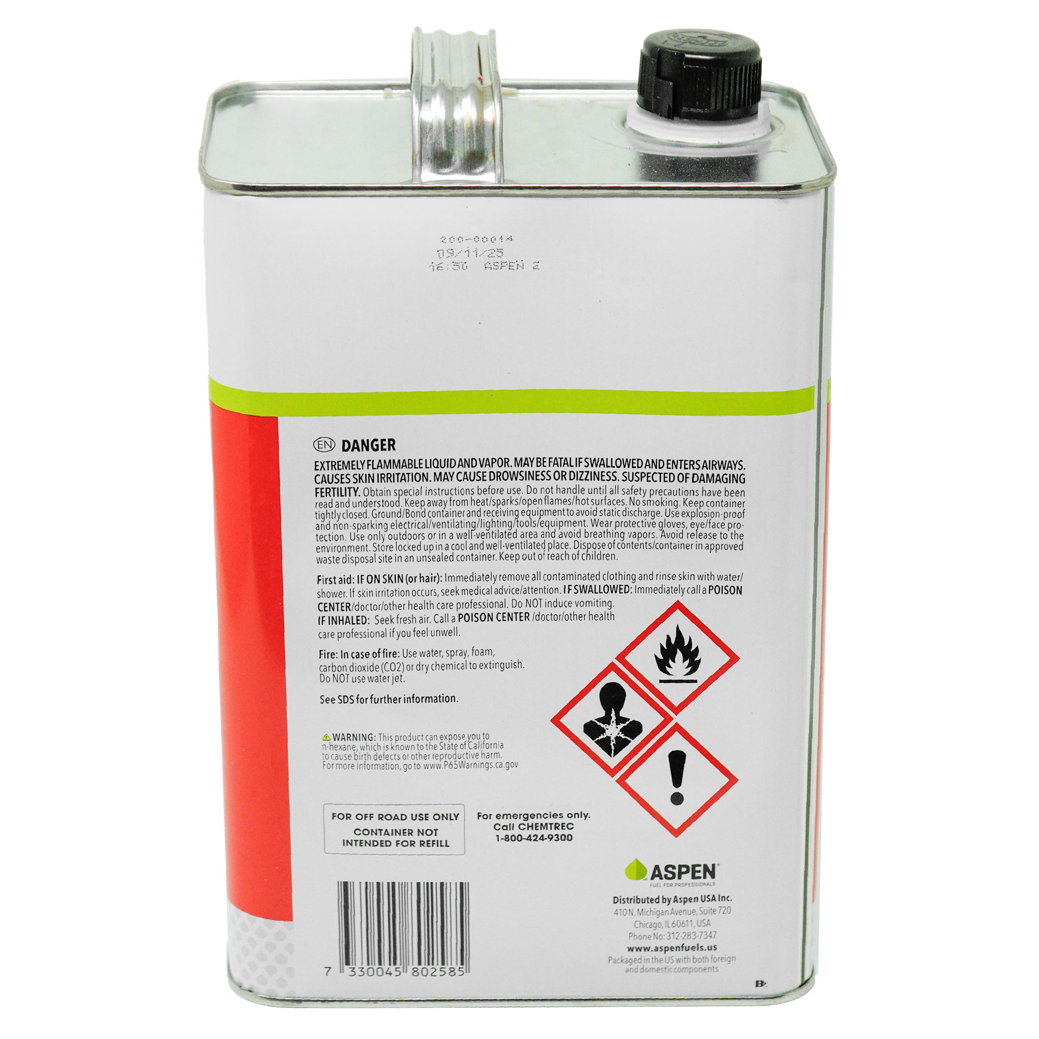 Aspen 2 Ethanol Free 2-Cycle Fuel 1 Gallon